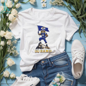 Los Angeles Rams Mascot Flag Go Rams 2026 Unisex T shirt