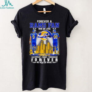 Los Angeles Rams Stafford & Donald Forever A Fan Win Or Lose Signature T Shirt