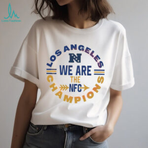 Los Angeles We Are The NFC Champions Football Circular Graphic T Shirt Los Angeles We Are The NFC Champions Football Circular Graphic T Shirt
