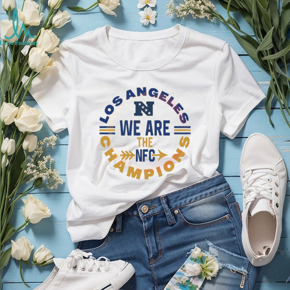 Los Angeles We Are The NFC Champions Football Circular Graphic T Shirt Los Angeles We Are The NFC Champions Football Circular Graphic T Shirt