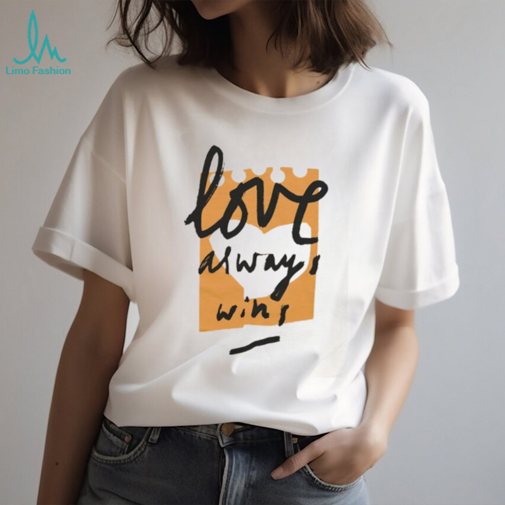Love Always Wins Minimalist Handwritten Art T Shirt Love Always Wins Minimalist Handwritten Art T Shirt