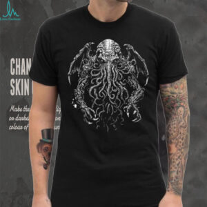Lovecraftian Cthulhu Eldritch Horror Detailed Black & White Shirt