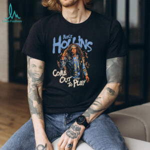 Mack Hollins Come Out To Play Retro Blue & Gold T Shirt