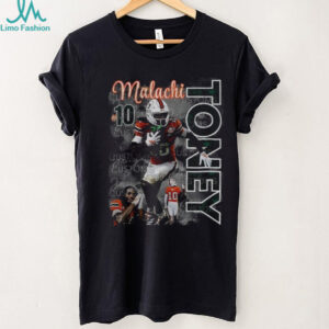 Malachi Toney University of Miami Wide Receiver Football Player CFP shirt