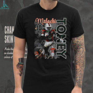 Malachi Toney University of Miami Wide Receiver Football Player CFP shirt