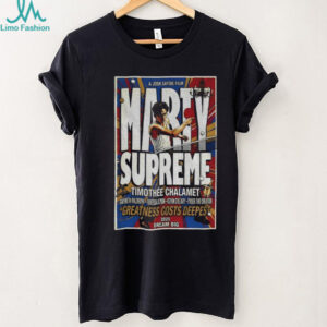 Marty Supreme 2025 Timothee Chalamet Greatness Costs Deepest Minimal movie poster shirt Marty Supreme 2025 Timothee Chalamet Greatness Costs Deepest Minimal movie poster shirt