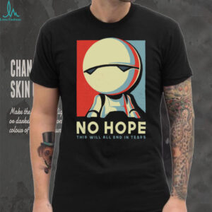 Marvin the Paranoid Android “No Hope” Sci Fi Parody T Shirt