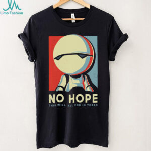 Marvin the Paranoid Android “No Hope” Sci Fi Parody T Shirt
