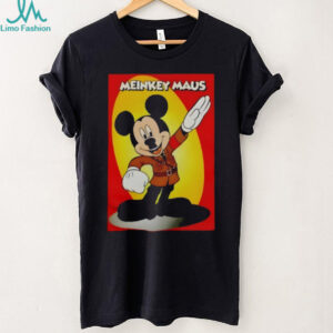 Meinkey Maus Parody Cartoon Mouse Villain Black T Shirt