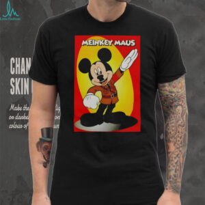 Meinkey Maus Parody Cartoon Mouse Villain Black T Shirt