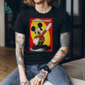 Meinkey Maus Parody Cartoon Mouse Villain Black T Shirt