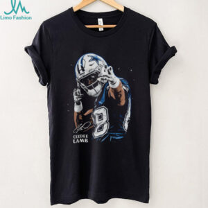 Men’s CeeDee Lamb Black Superstar Pose Dallas Cowboys T Shirt Men’s CeeDee Lamb Black Superstar Pose Dallas Cowboys T Shirt