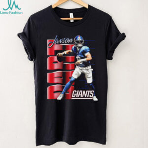 Men’s Jaxson Dart Black New York Giants Celebration T Shirt Men’s Jaxson Dart Black New York Giants Celebration T Shirt