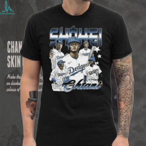 Men's Los Angeles Dodgers Shohei Ohtani #17 Bootleg Style T Shirt
