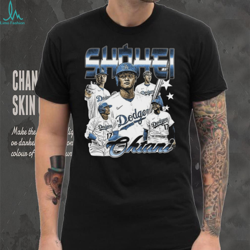 Men’s Los Angeles Dodgers Shohei Ohtani #17 Bootleg Style T Shirt Men’s Los Angeles Dodgers Shohei Ohtani #17 Bootleg Style T Shirt