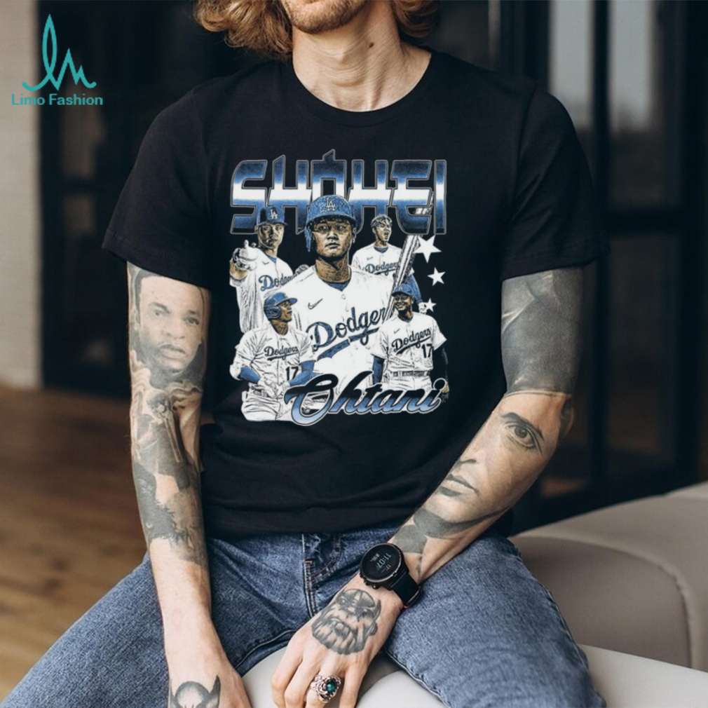 Men’s Los Angeles Dodgers Shohei Ohtani #17 Bootleg Style T Shirt Men’s Los Angeles Dodgers Shohei Ohtani #17 Bootleg Style T Shirt