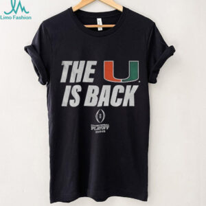 Miami Hurricane College Playoff 2025 26 The U Is Back shirt