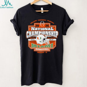 Miami Hurricanes 2025 26 College Football Playoff National Championship Game shirt Miami Hurricanes 2025 26 College Football Playoff National Championship Game shirt