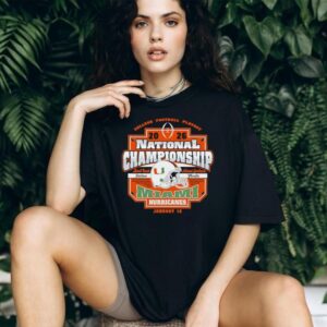 Miami Hurricanes 2025 26 College Football Playoff National Championship Game shirt