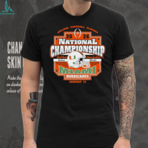 Miami Hurricanes 2025 26 College Football Playoff National Championship Game shirt