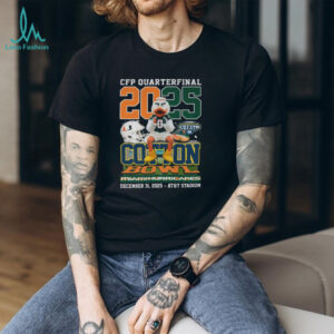 Miami Hurricanes 2025 CFP Quarterfinal Cotton Bowl Mascot T Shirt