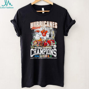 Miami Hurricanes 2026 National Champions Mascot Victory Shirt