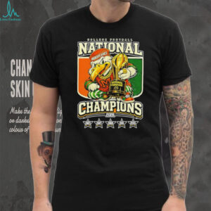 Miami Hurricanes 6 Time National Champions Legacy T Shirt