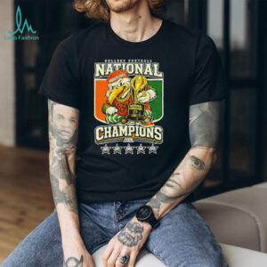 Miami Hurricanes 6 Time National Champions Legacy T Shirt