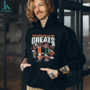 Miami Hurricanes All Time Greats T Shirt Miami Hurricanes All Time Greats T Shirt