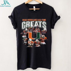 Miami Hurricanes All Time Greats T Shirt