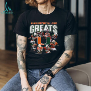 Miami Hurricanes All Time Greats T Shirt