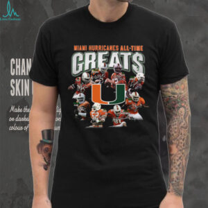 Miami Hurricanes All Time Greats T Shirt