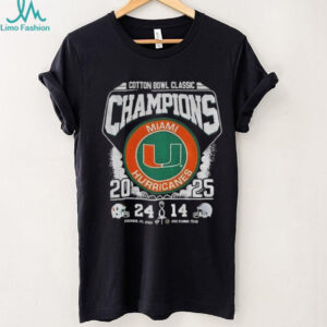 Miami Hurricanes Beat Ohio 2026 Cotton Bowl Champions Go Canes shirt