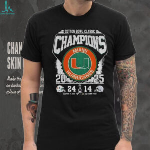 Miami Hurricanes Beat Ohio 2026 Cotton Bowl Champions Go Canes shirt