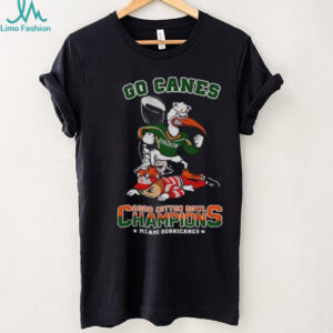 Miami Hurricanes Beat Ohio 24 14 Cotton Bowl Champions Go Canes shirt