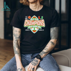 Miami Hurricanes Football 2026 Men’s Fiesta Bowl Champions Game 2026 shirt