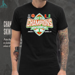 Miami Hurricanes Football 2026 Men’s Fiesta Bowl Champions Game 2026 shirt