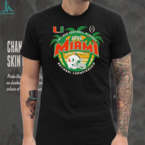 Miami Hurricanes Football 2026 Men’s National Championship Game shirt