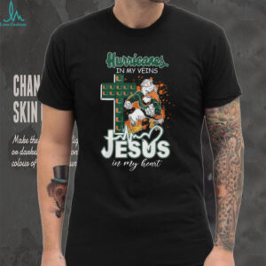 Miami Hurricanes Sebastian The Ibis Jesus Cross T Shirt