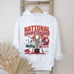 Miami Hurricanes Vs Indiana Hoosiers College Football Playoff 2026 National Championship Vintage Helmet T Shirt