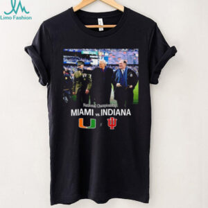 Miami Vs Indiana National Championship Football T Shirt