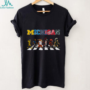 Michigan Sports Abbey Road Mascots T Shirt