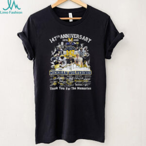 Michigan Wolverines 147th Anniversary Commemorative T Shirt