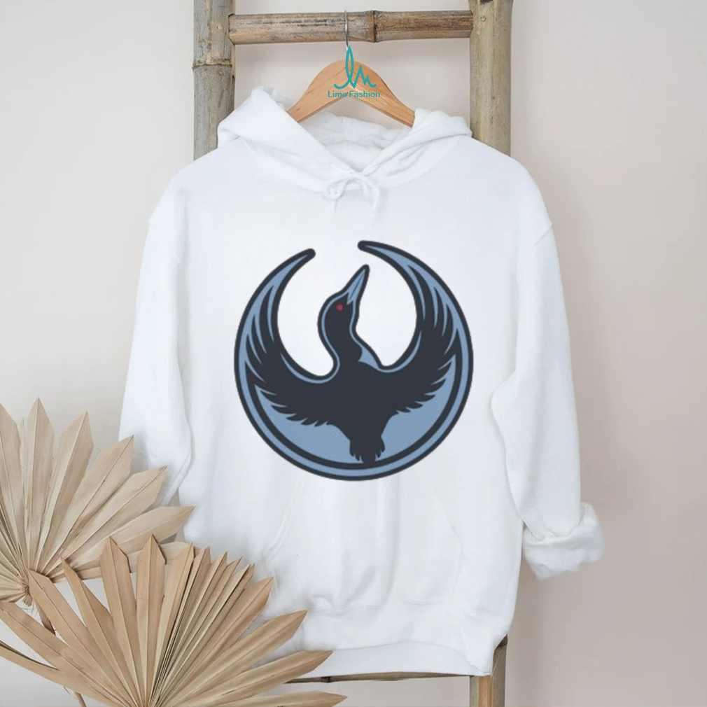 Minimalist Bird Wings Circle Logo Graphic White T Shirt Minimalist Bird Wings Circle Logo Graphic White T Shirt