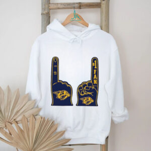 Nashville Predators NHL foam finger number 1 fan shirt Nashville Predators NHL foam finger number 1 fan shirt