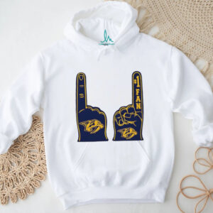 Nashville Predators NHL foam finger number 1 fan shirt