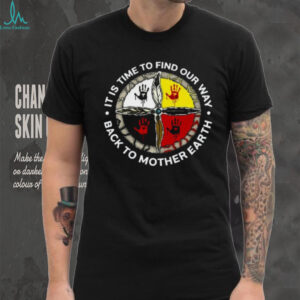 Native American Medicine Wheel Back To Mother Earth T Shirt