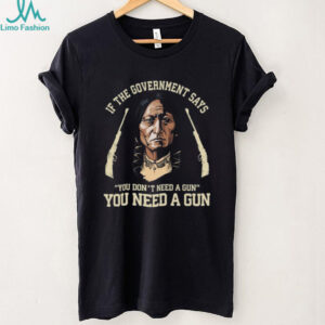 Native American Pro Gun Rights Quote T Shirt Second Amendment Pride
