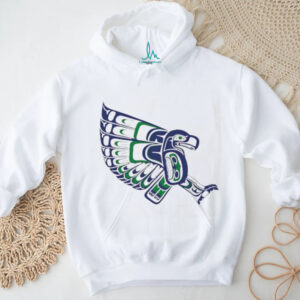 Native American Tribal Art Seattle Seahawks Northwest Coast Style T Shirt