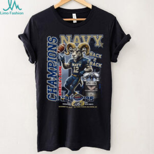 Navy Midshipmen Back 2 Back Champions 2024 2025 T Shirt
